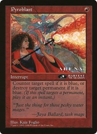 Pyroblast (Oversized) [Oversize Cards] | Rook's Games and More