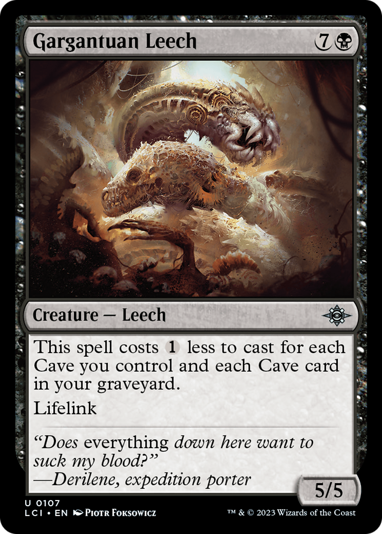 Gargantuan Leech [The Lost Caverns of Ixalan] | Rook's Games and More