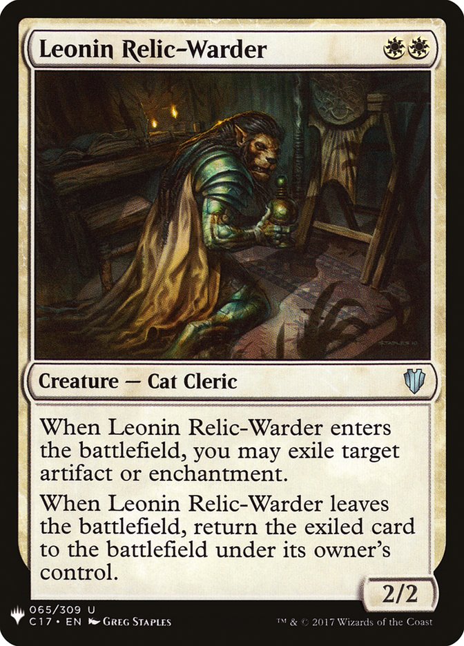 Leonin Relic-Warder [Mystery Booster] | Rook's Games and More