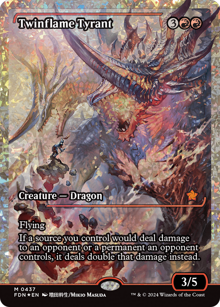 Twinflame Tyrant (Fracture Foil) [Foundations] | Rook's Games and More