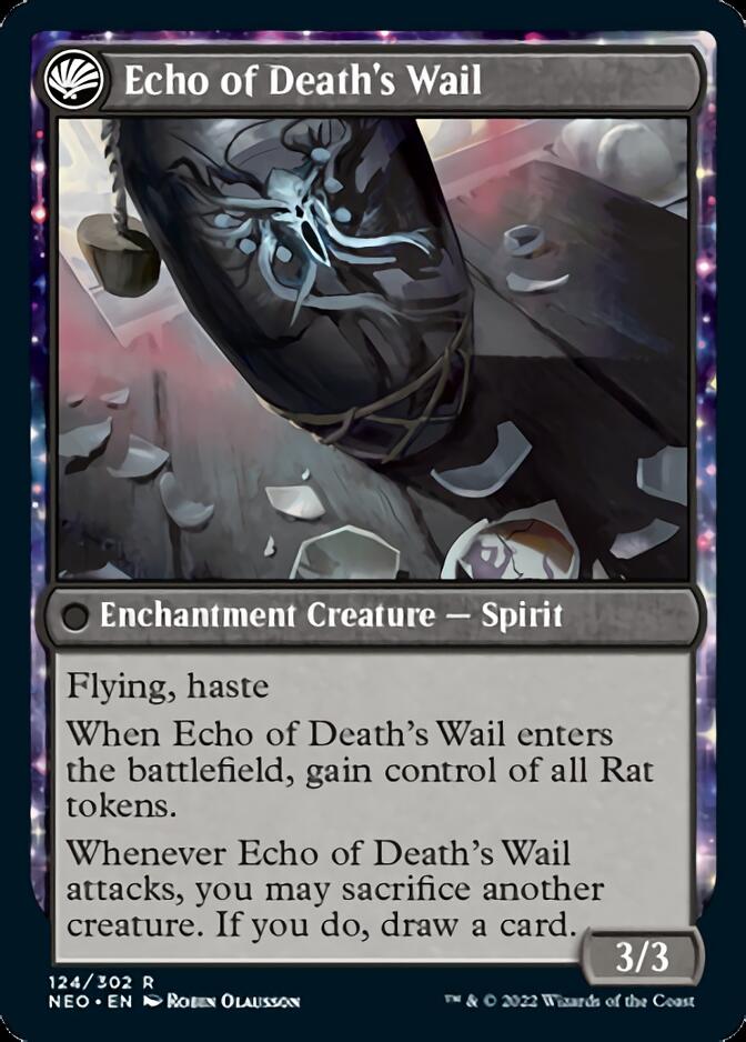 Tribute to Horobi // Echo of Death's Wail [Kamigawa: Neon Dynasty] | Rook's Games and More