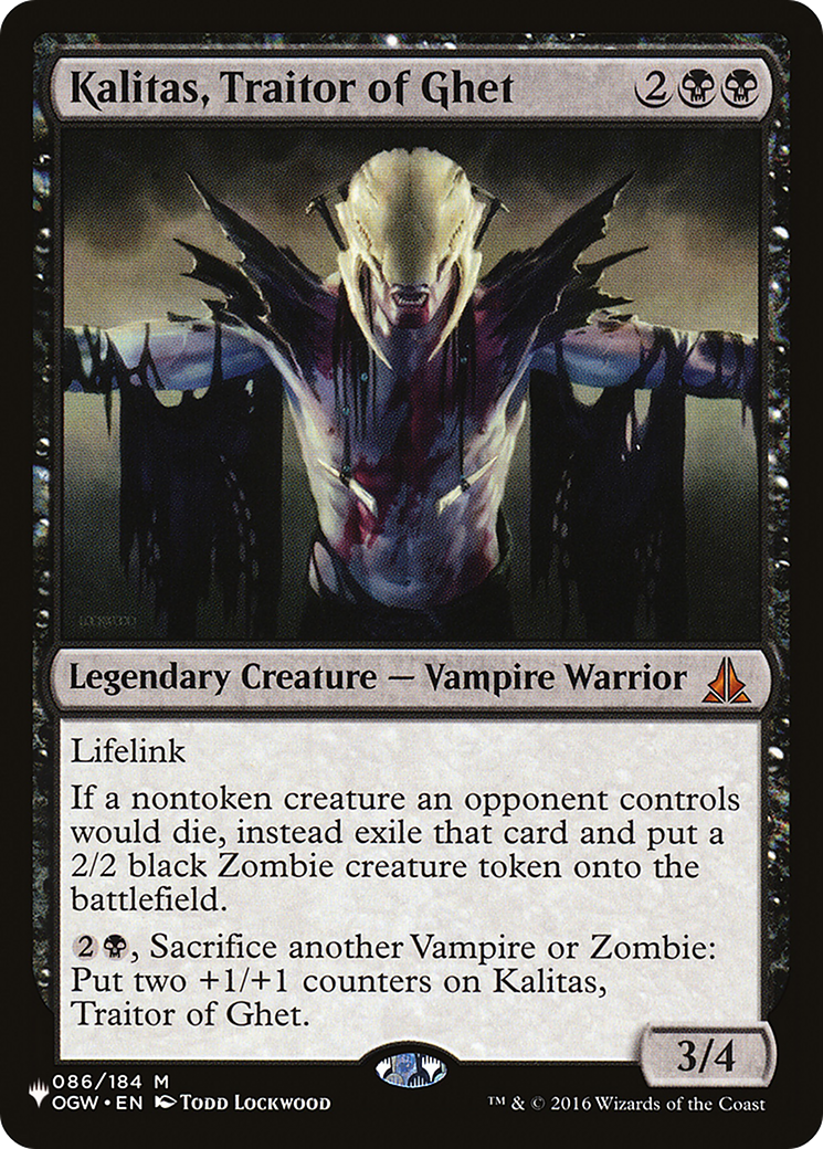 Kalitas, Traitor of Ghet [The List] | Rook's Games and More
