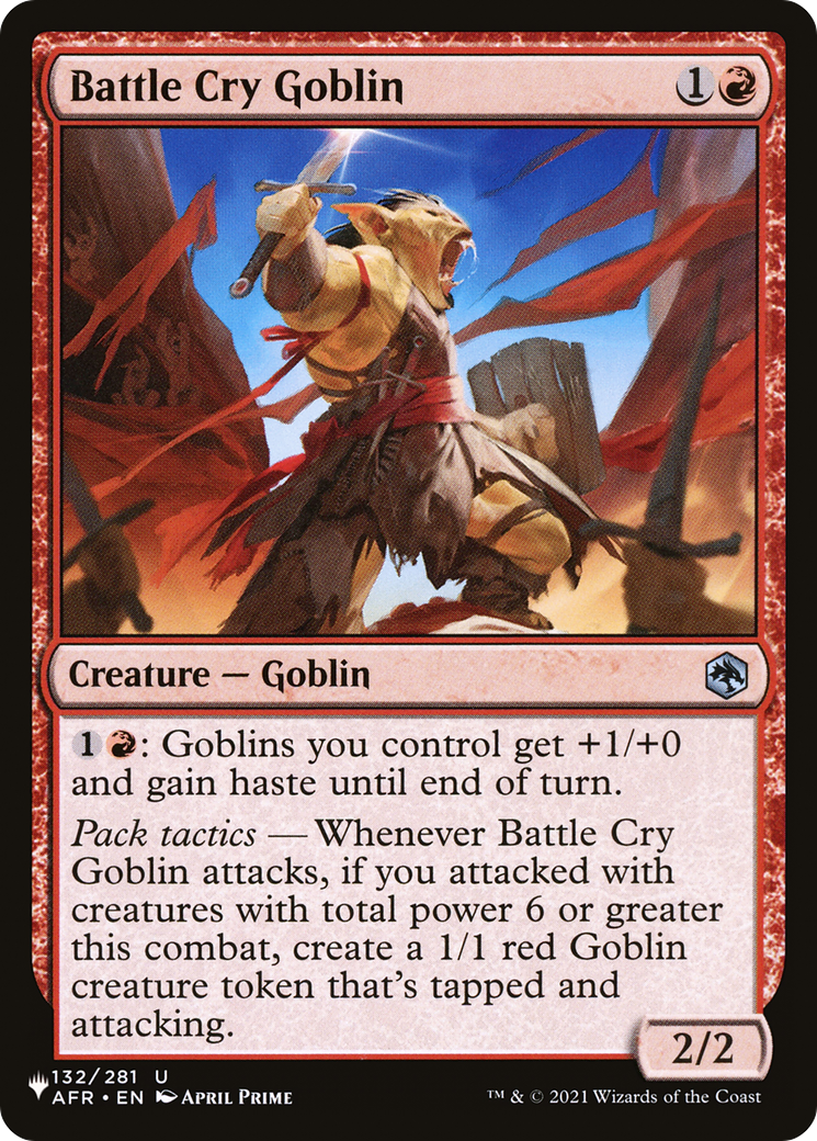 Battle Cry Goblin [The List Reprints] | Rook's Games and More