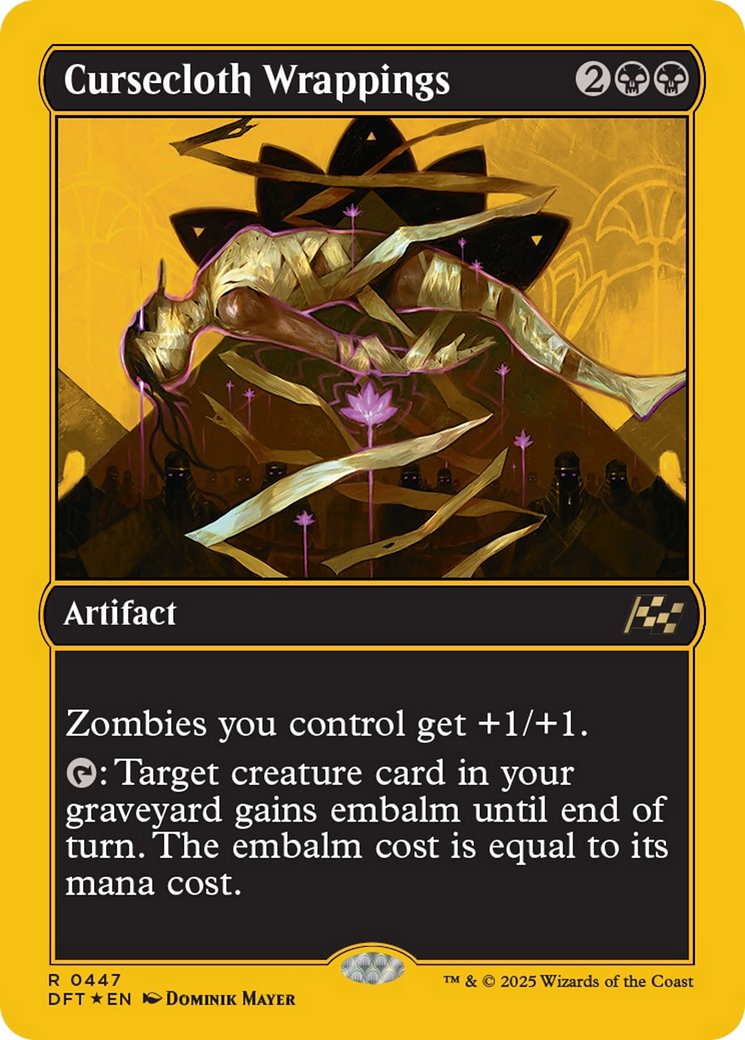 Cursecloth Wrappings (First-Place Foil) [Aetherdrift] | Rook's Games and More