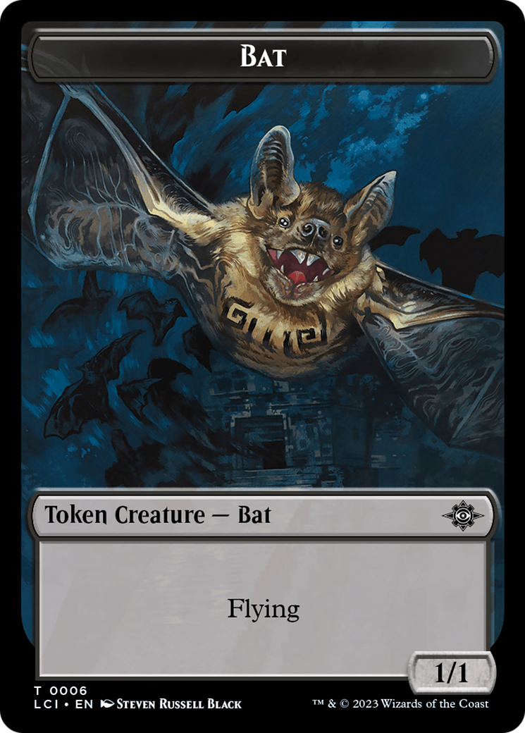 Map // Bat Double-Sided Token [The Lost Caverns of Ixalan Tokens] | Rook's Games and More