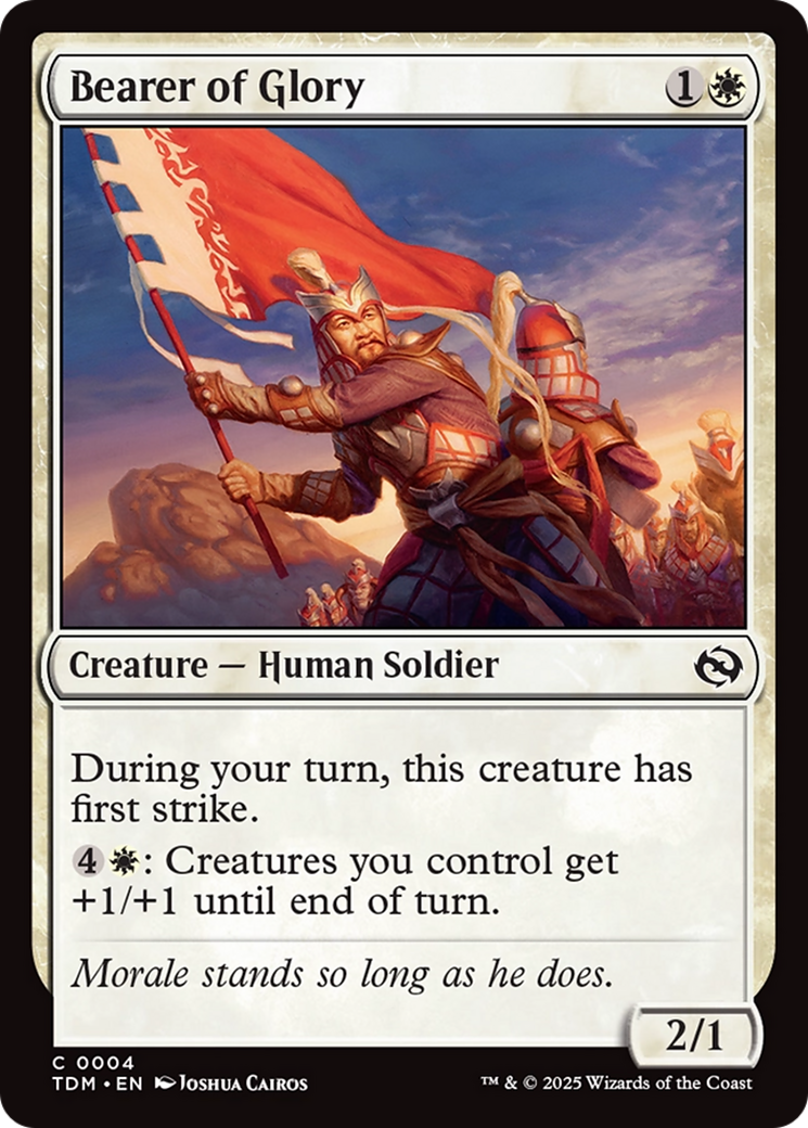 Bearer of Glory [Tarkir: Dragonstorm] | Rook's Games and More