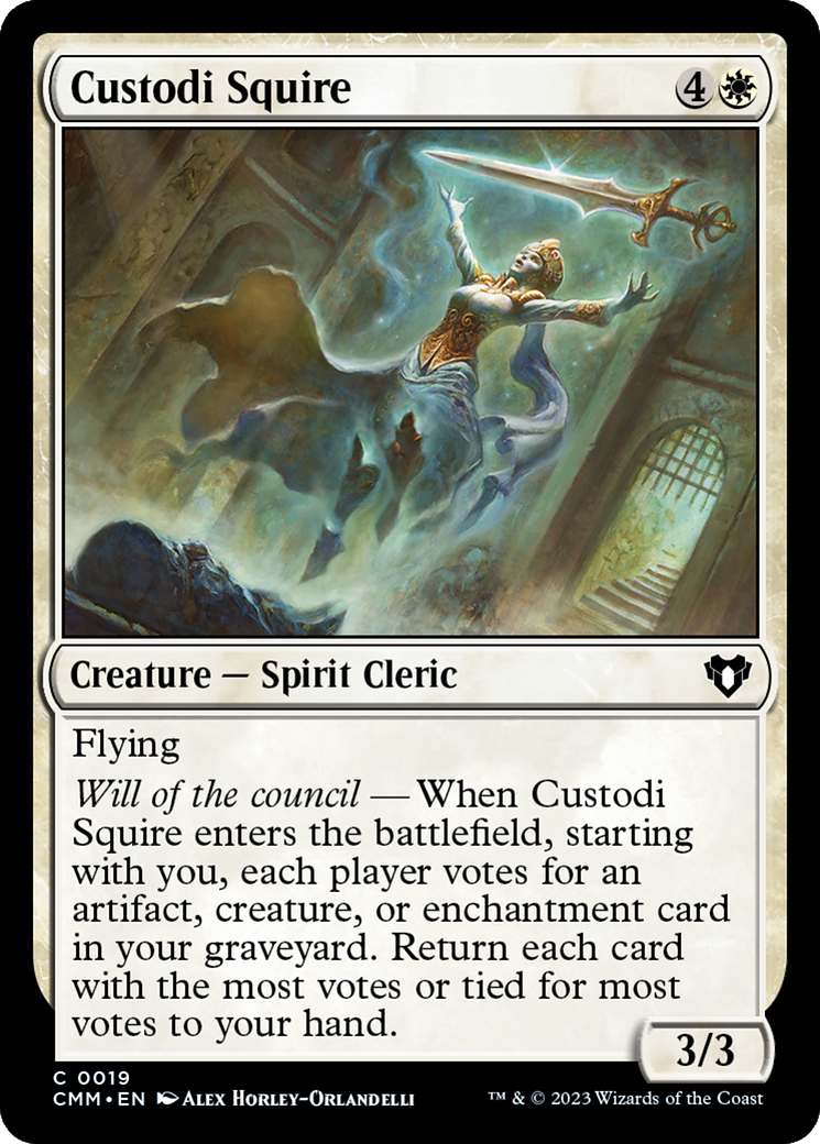 Custodi Squire [Commander Masters] | Rook's Games and More