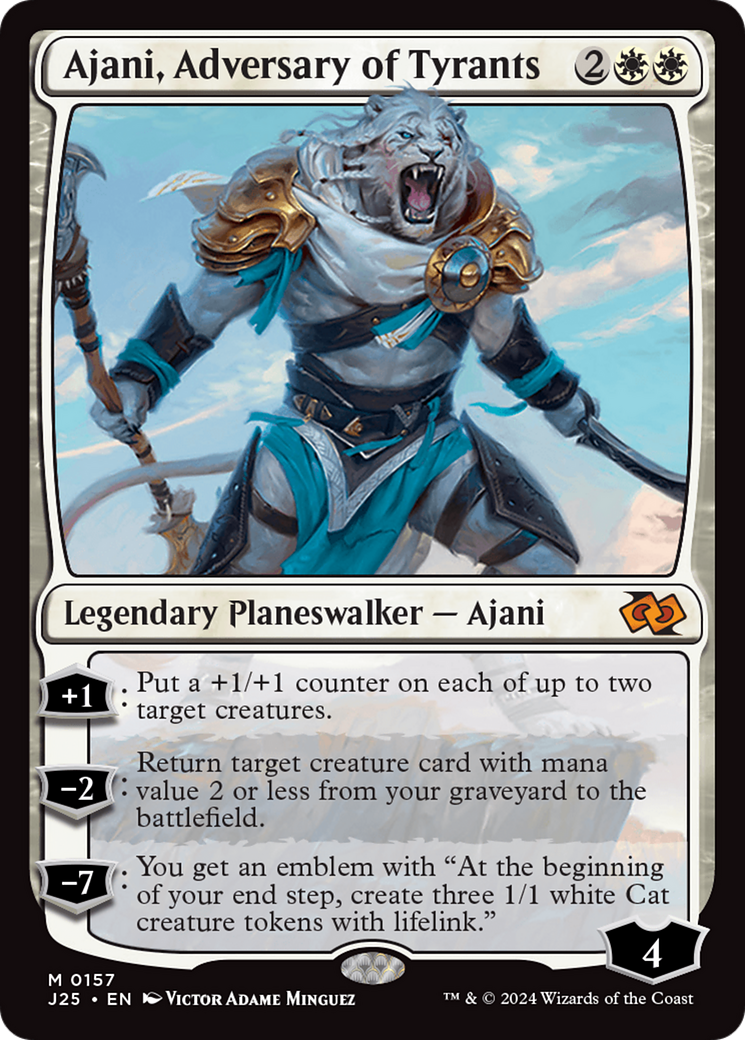 Ajani, Adversary of Tyrants [Foundations Jumpstart] | Rook's Games and More