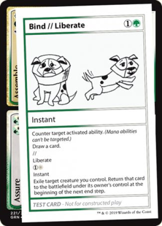 Bind // Liberate (2021 Edition) [Mystery Booster Playtest Cards] | Rook's Games and More