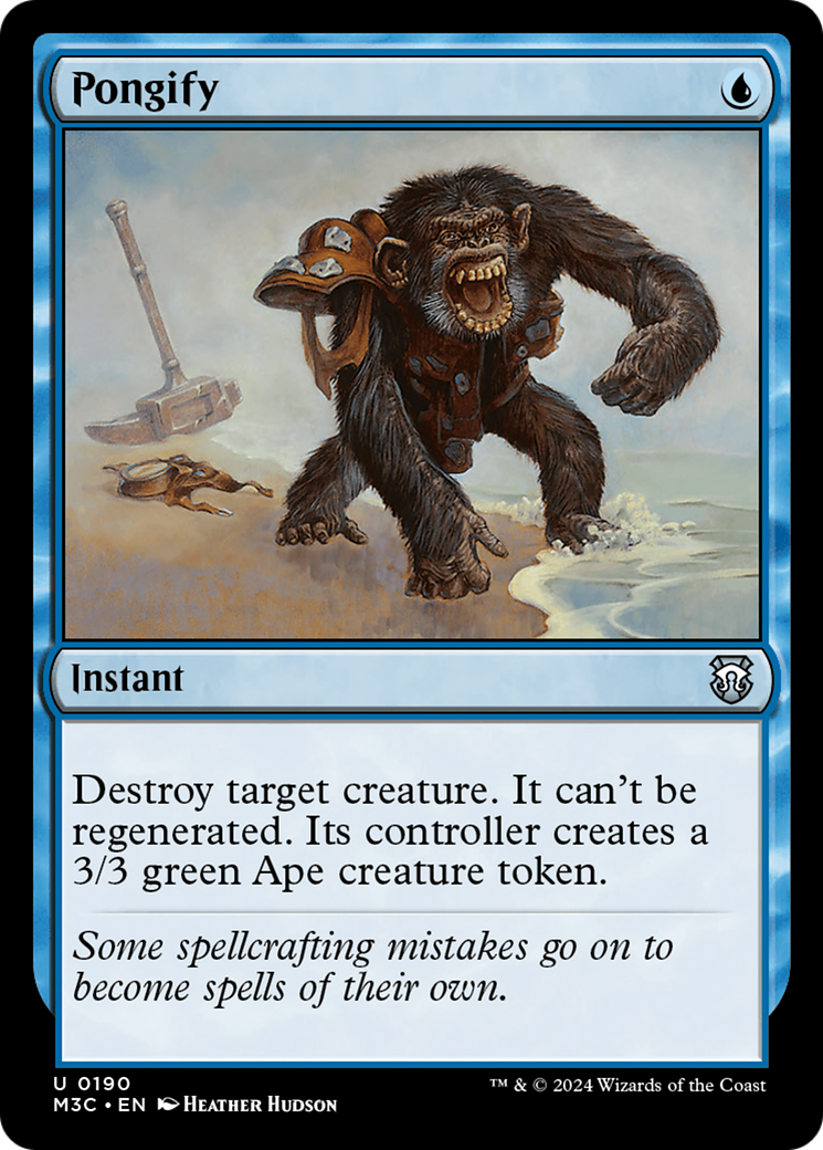Pongify (Ripple Foil) [Modern Horizons 3 Commander] | Rook's Games and More