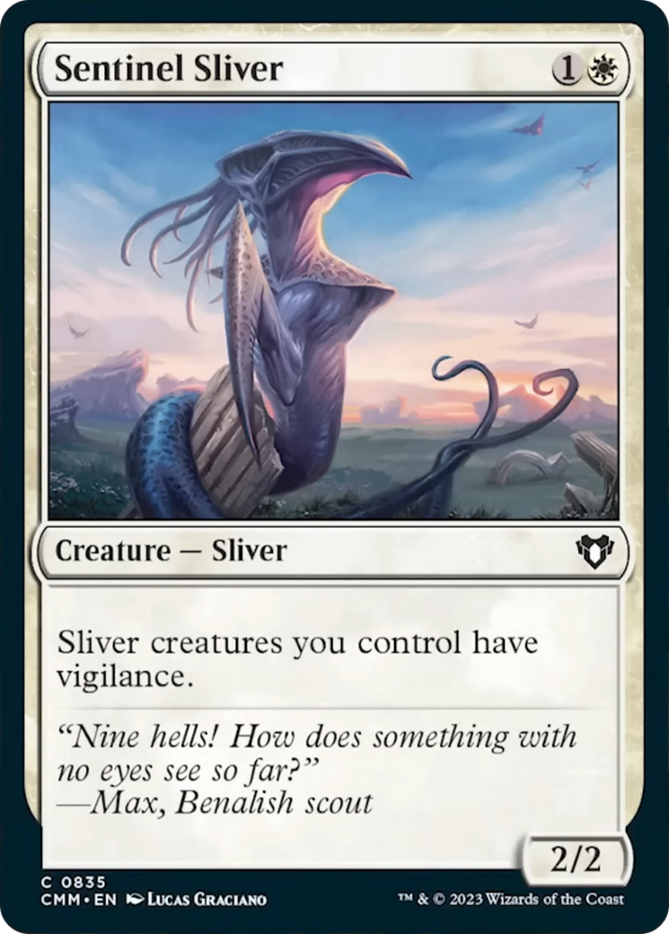 Sentinel Sliver [Commander Masters] | Rook's Games and More