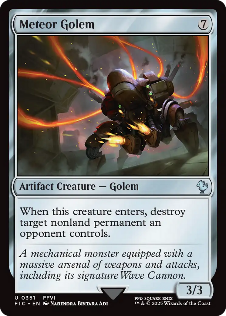 Meteor Golem [FINAL FANTASY Commander] | Rook's Games and More