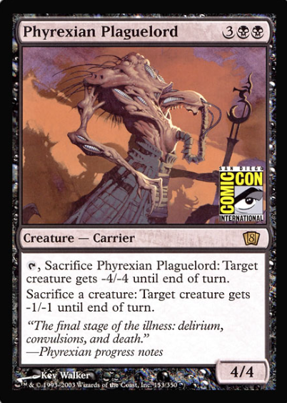 Phyrexian Plaguelord (San Diego Comic Con Oversized) [Oversize Cards] | Rook's Games and More