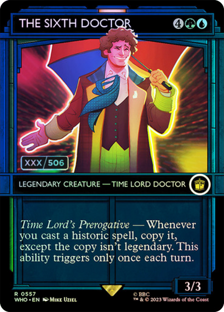 The Sixth Doctor (Serial Numbered) [Doctor Who] | Rook's Games and More