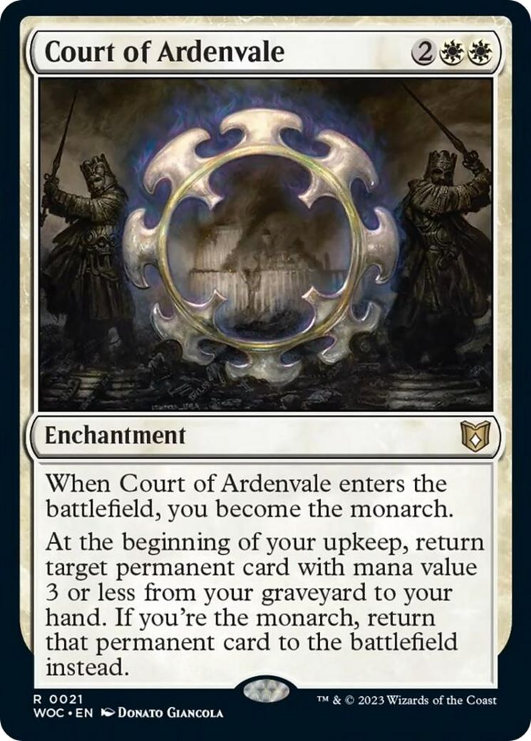 Court of Ardenvale [Wilds of Eldraine Commander] | Rook's Games and More