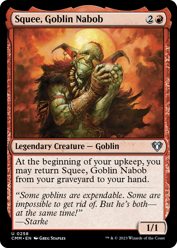 Squee, Goblin Nabob [Commander Masters] | Rook's Games and More
