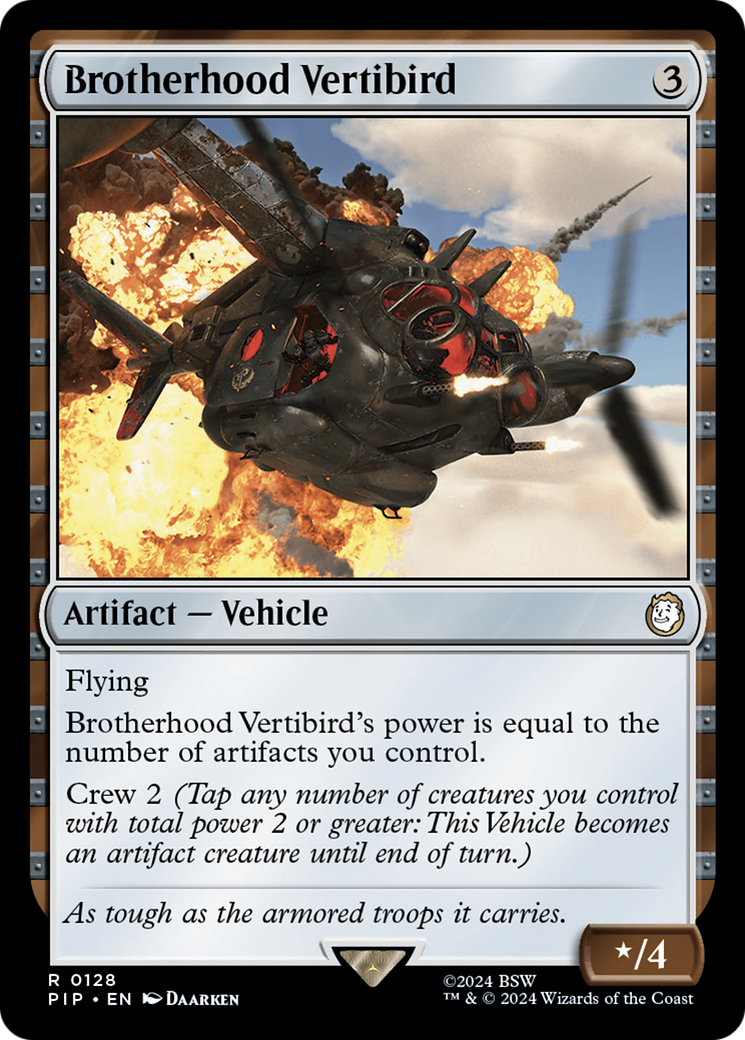 Brotherhood Vertibird [Fallout] | Rook's Games and More