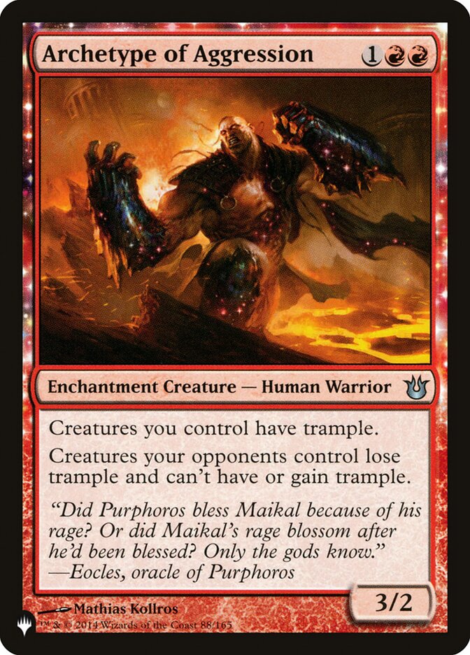 Archetype of Aggression [The List] | Rook's Games and More