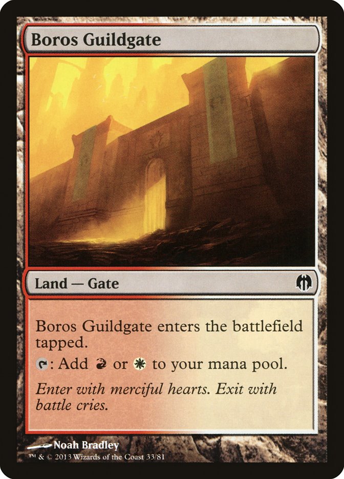 Boros Guildgate [Duel Decks: Heroes vs. Monsters] | Rook's Games and More