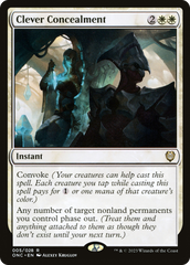 Clever Concealment [Phyrexia: All Will Be One Commander] | Rook's Games and More