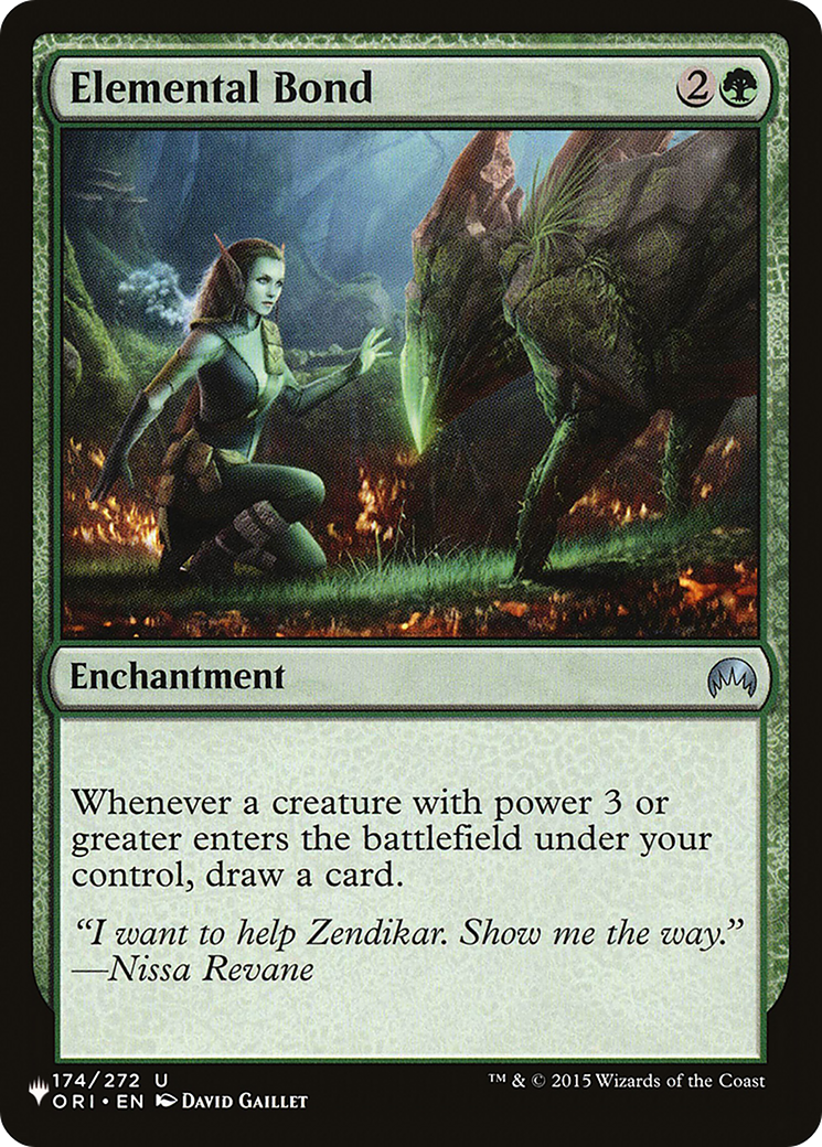 Elemental Bond [The List] | Rook's Games and More
