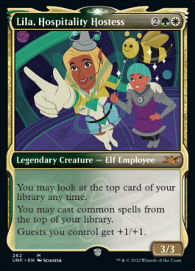Lila, Hospitality Hostess (Showcase) [Unfinity] | Rook's Games and More