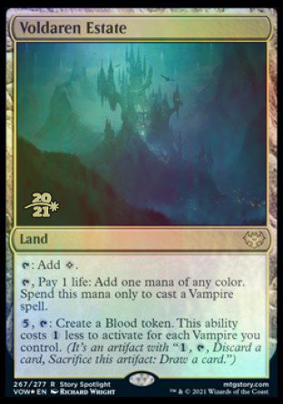 Voldaren Estate [Innistrad: Crimson Vow Prerelease Promos] | Rook's Games and More