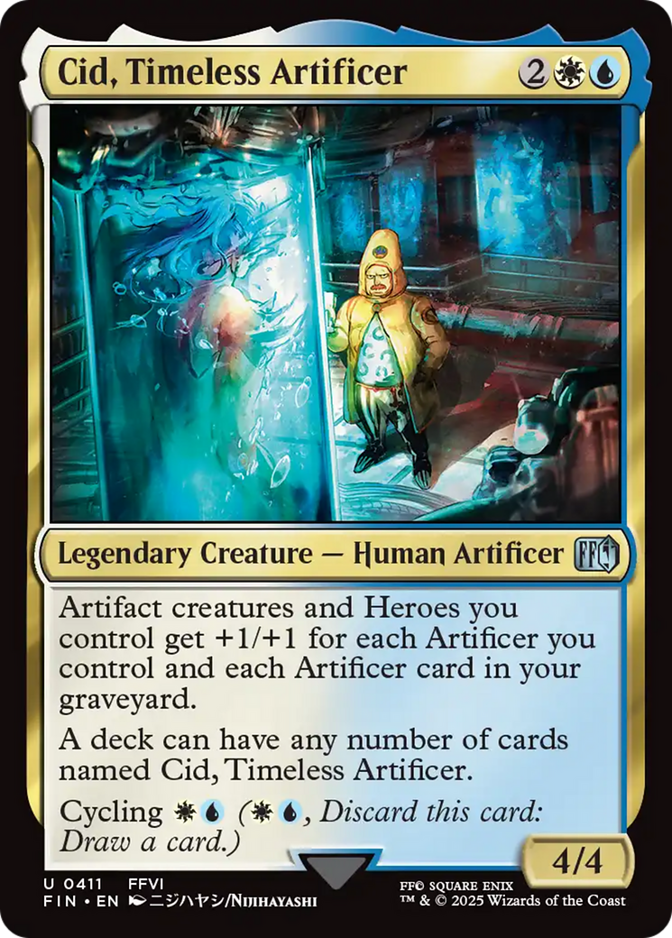 Cid, Timeless Artificer (0411) [FINAL FANTASY] | Rook's Games and More