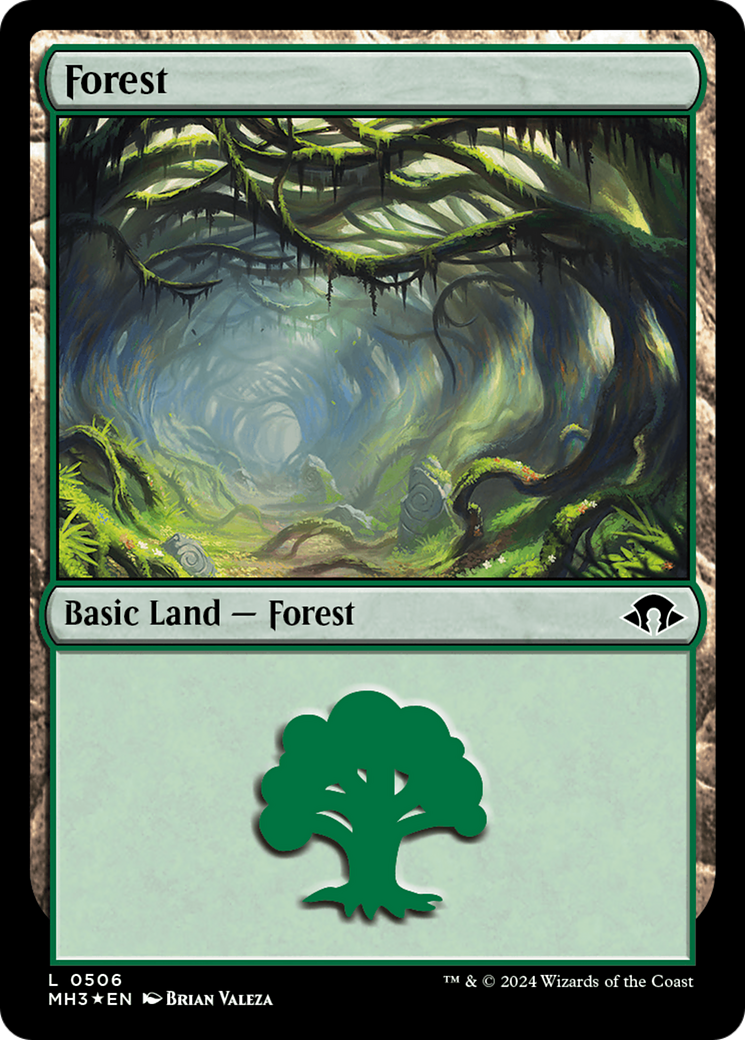 Forest (0506) (Ripple Foil) [Modern Horizons 3] | Rook's Games and More