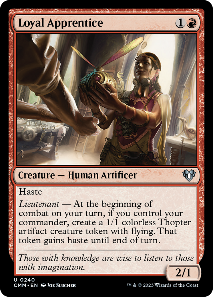 Loyal Apprentice [Commander Masters] | Rook's Games and More
