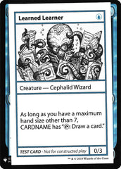 Learned Learner [Mystery Booster Playtest Cards]