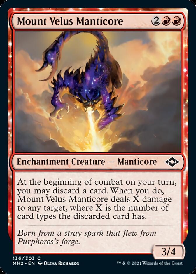 Mount Velus Manticore [Modern Horizons 2] | Rook's Games and More