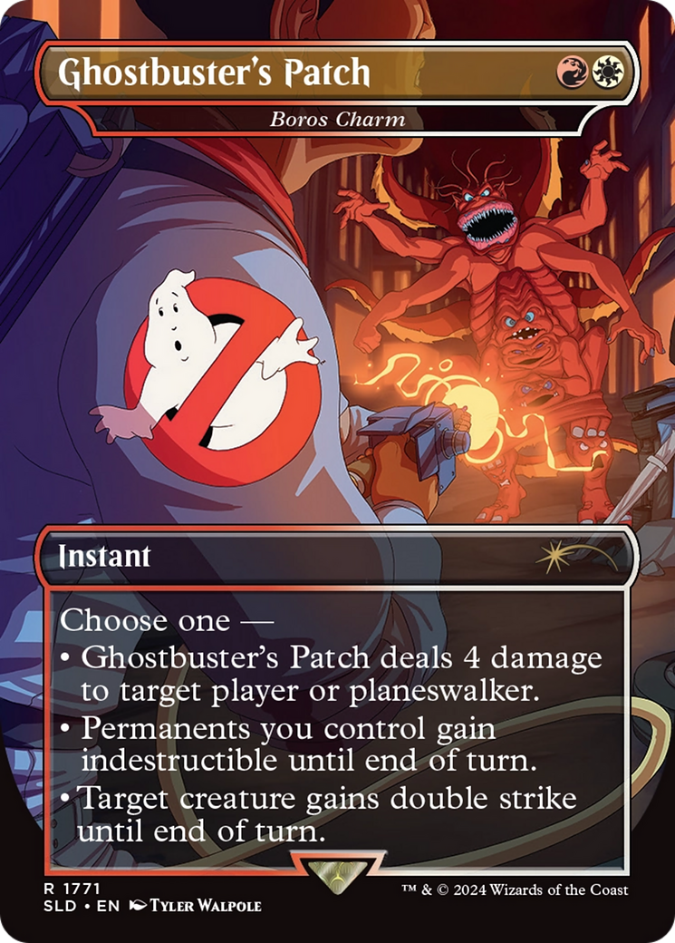 Ghostbuster's Patch - Boros Charm [Secret Lair Drop Series] | Rook's Games and More