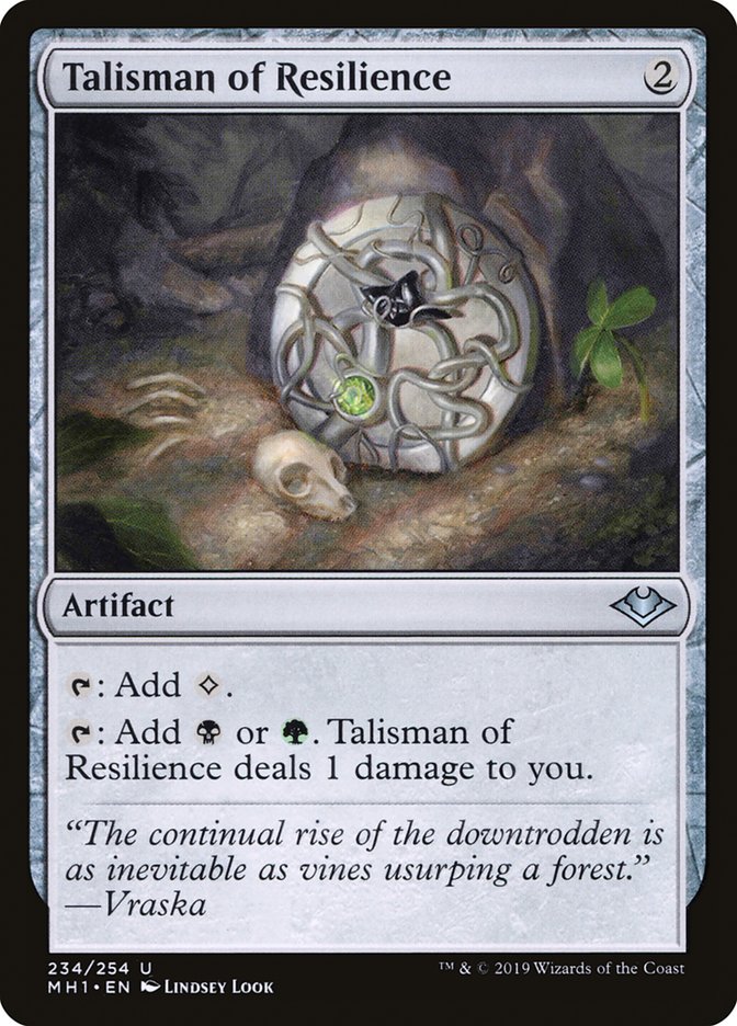 Talisman of Resilience [Modern Horizons] | Rook's Games and More