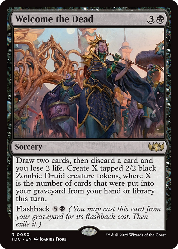 Welcome the Dead [Tarkir: Dragonstorm Commander] | Rook's Games and More