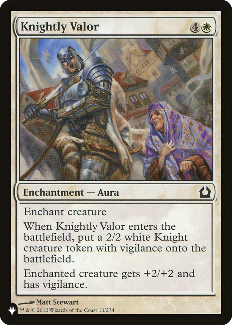 Knightly Valor [The List Reprints] | Rook's Games and More