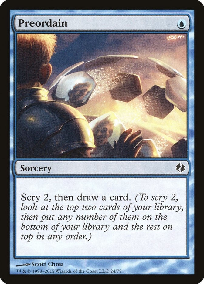 Preordain [Duel Decks: Venser vs. Koth] | Rook's Games and More
