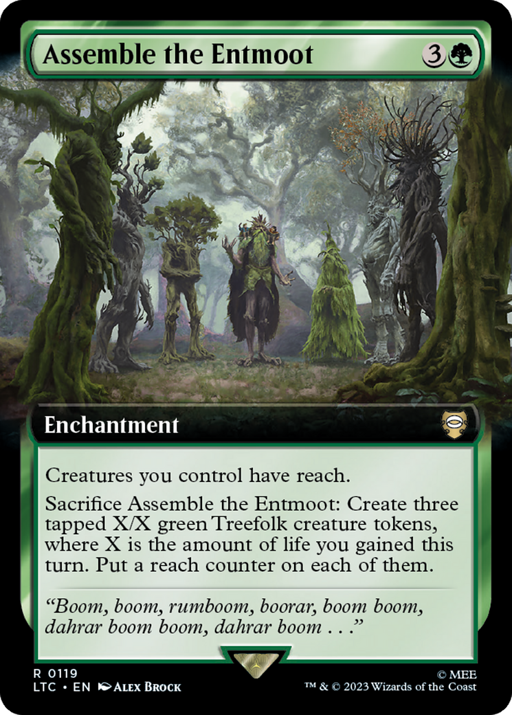 Assemble the Entmoot (Extended Art) [The Lord of the Rings: Tales of Middle-Earth Commander] | Rook's Games and More