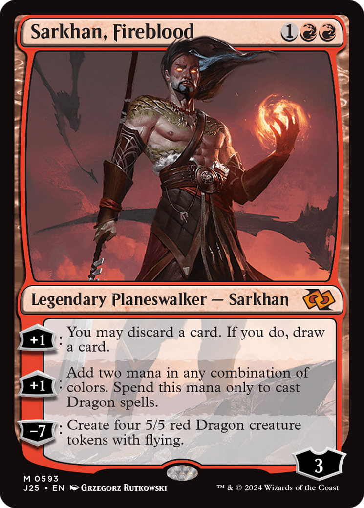 Sarkhan, Fireblood [Foundations Jumpstart] | Rook's Games and More