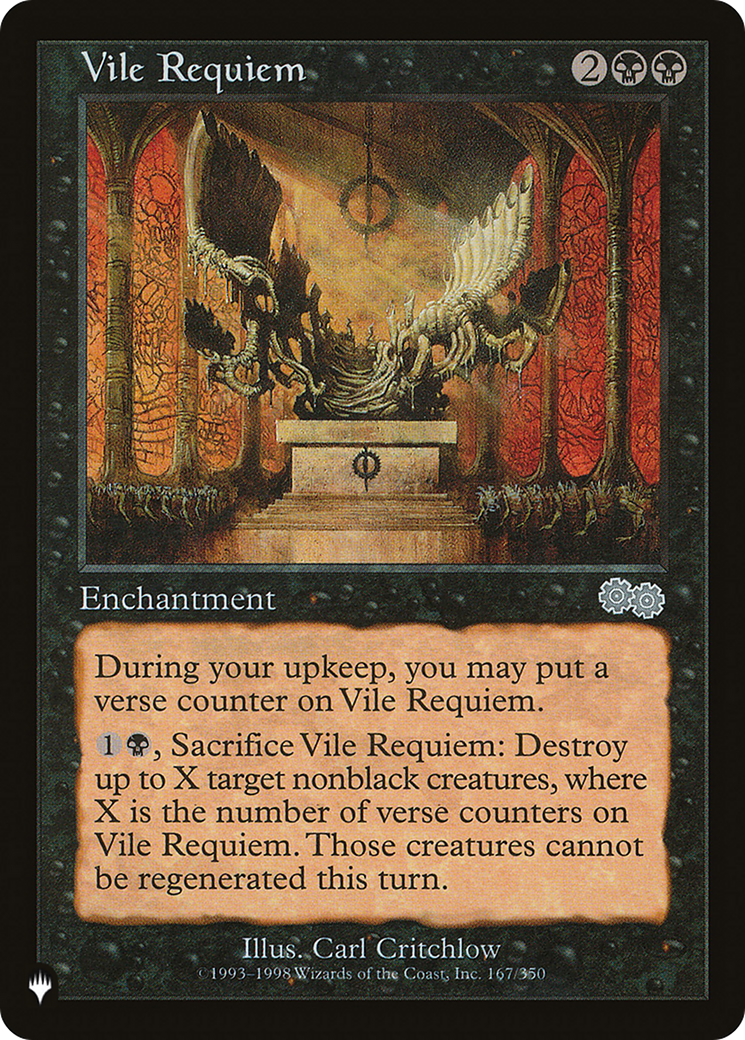 Vile Requiem (USG) [The List Reprints] | Rook's Games and More