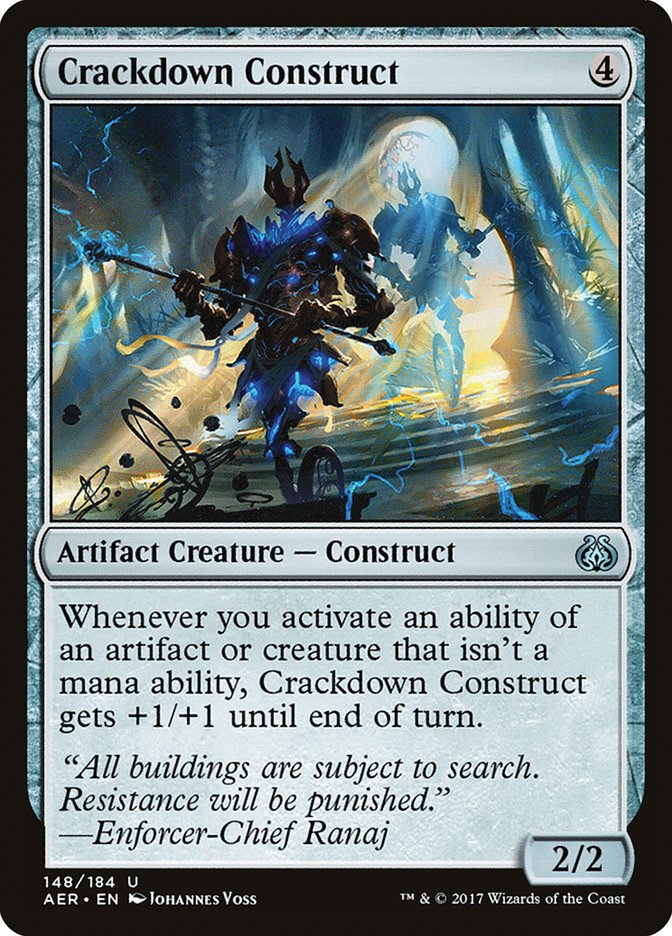 Crackdown Construct [Aether Revolt] | Rook's Games and More