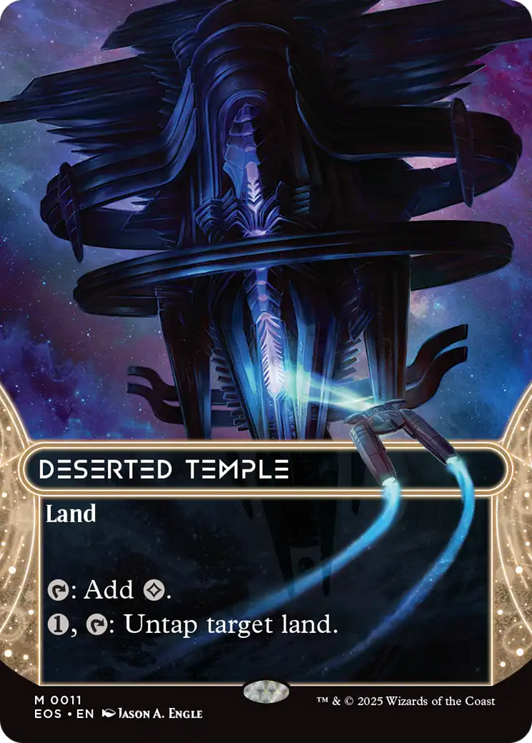Deserted Temple (0011) (Borderless) [Edge of Eternities: Stellar Sights] | Rook's Games and More