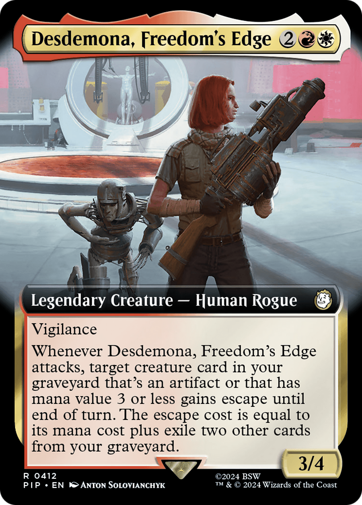 Desdemona, Freedom's Edge (Extended Art) [Fallout] | Rook's Games and More