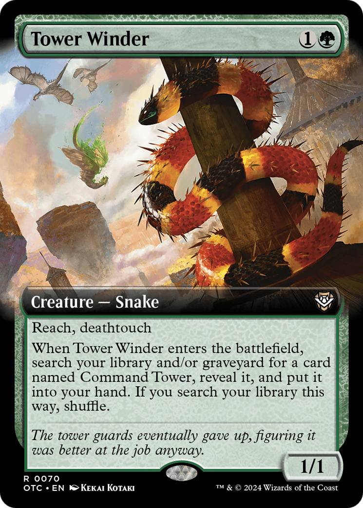 Tower Winder (Extended Art) [Outlaws of Thunder Junction Commander] | Rook's Games and More