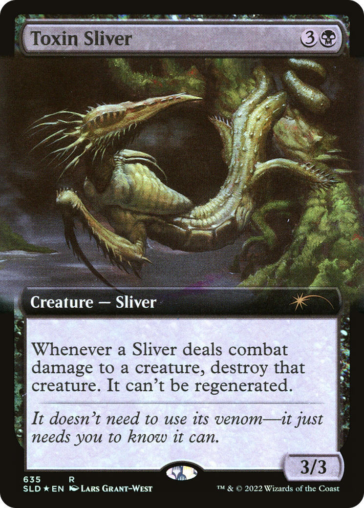 Toxin Sliver (Extended Art) [Secret Lair Drop Promos] | Rook's Games and More