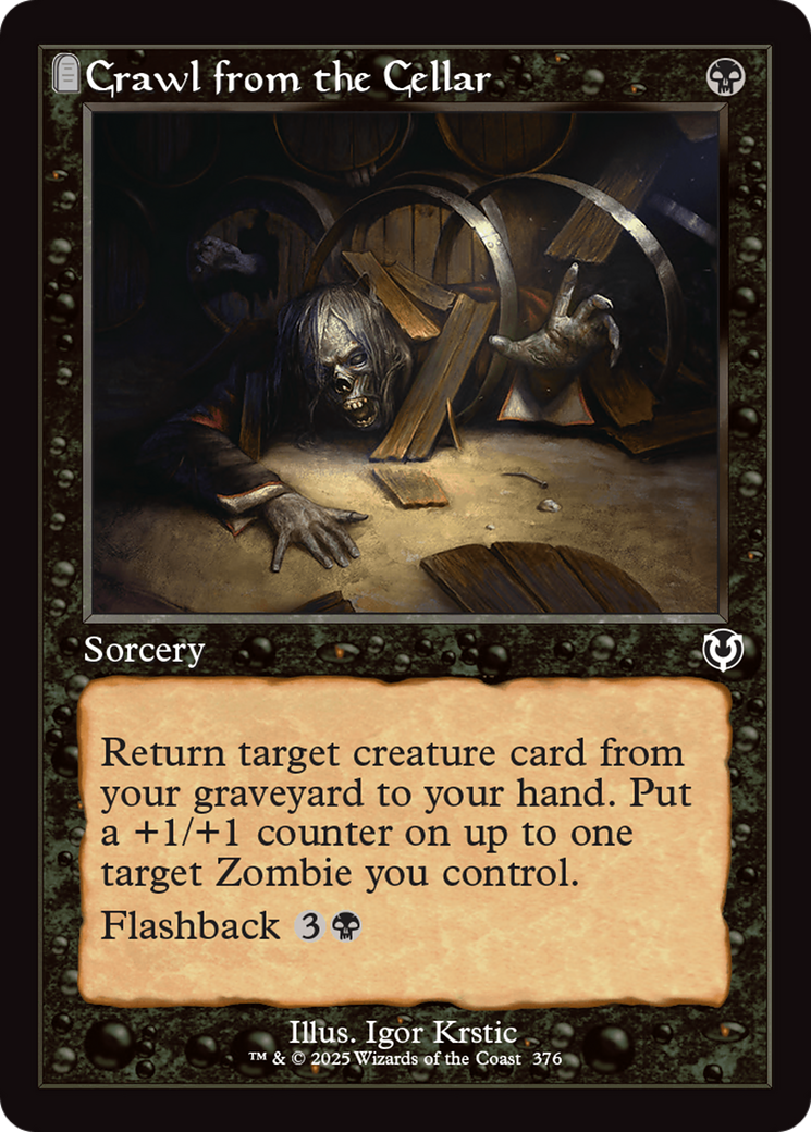 Crawl from the Cellar (Retro Frame) [Innistrad Remastered] | Rook's Games and More