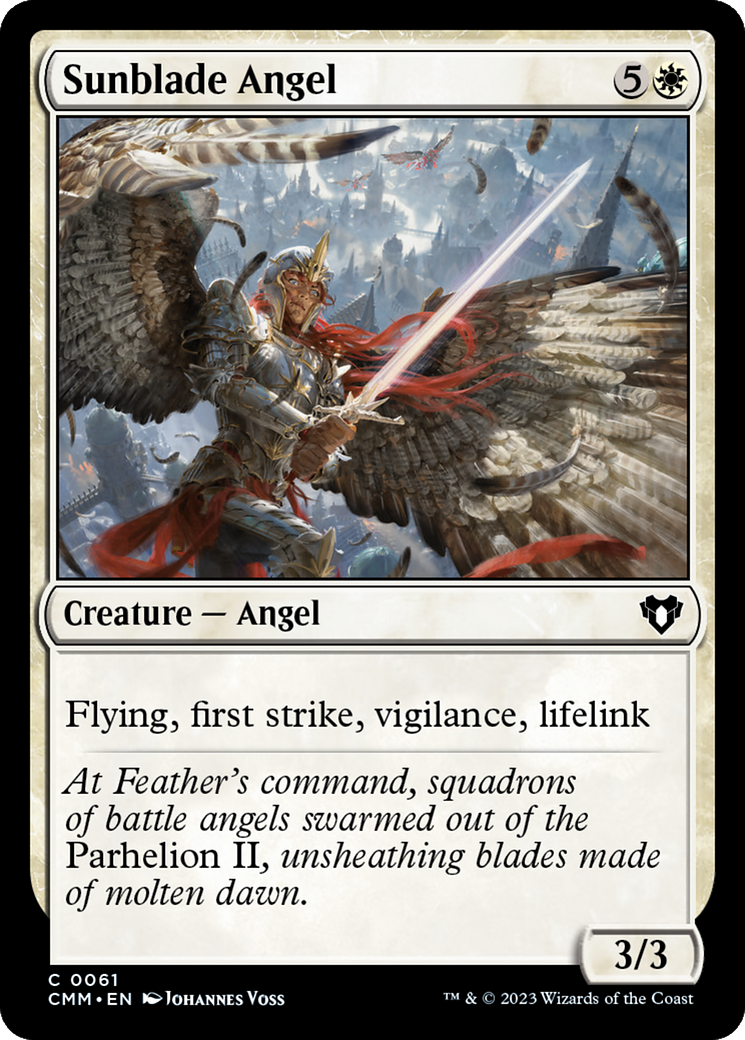 Sunblade Angel [Commander Masters] | Rook's Games and More