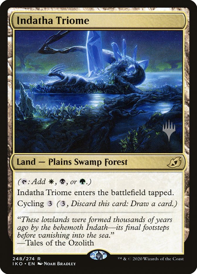 Indatha Triome (Promo Pack) [Ikoria: Lair of Behemoths Promos] | Rook's Games and More