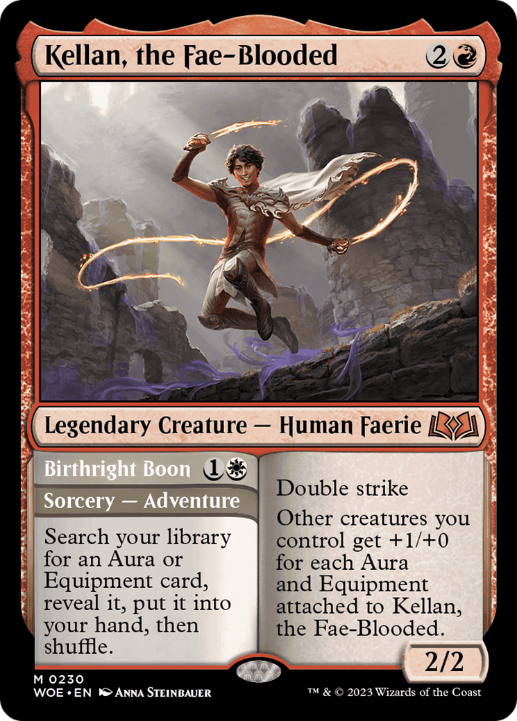 Kellan, the Fae-Blooded // Birthright Boon [Wilds of Eldraine] | Rook's Games and More