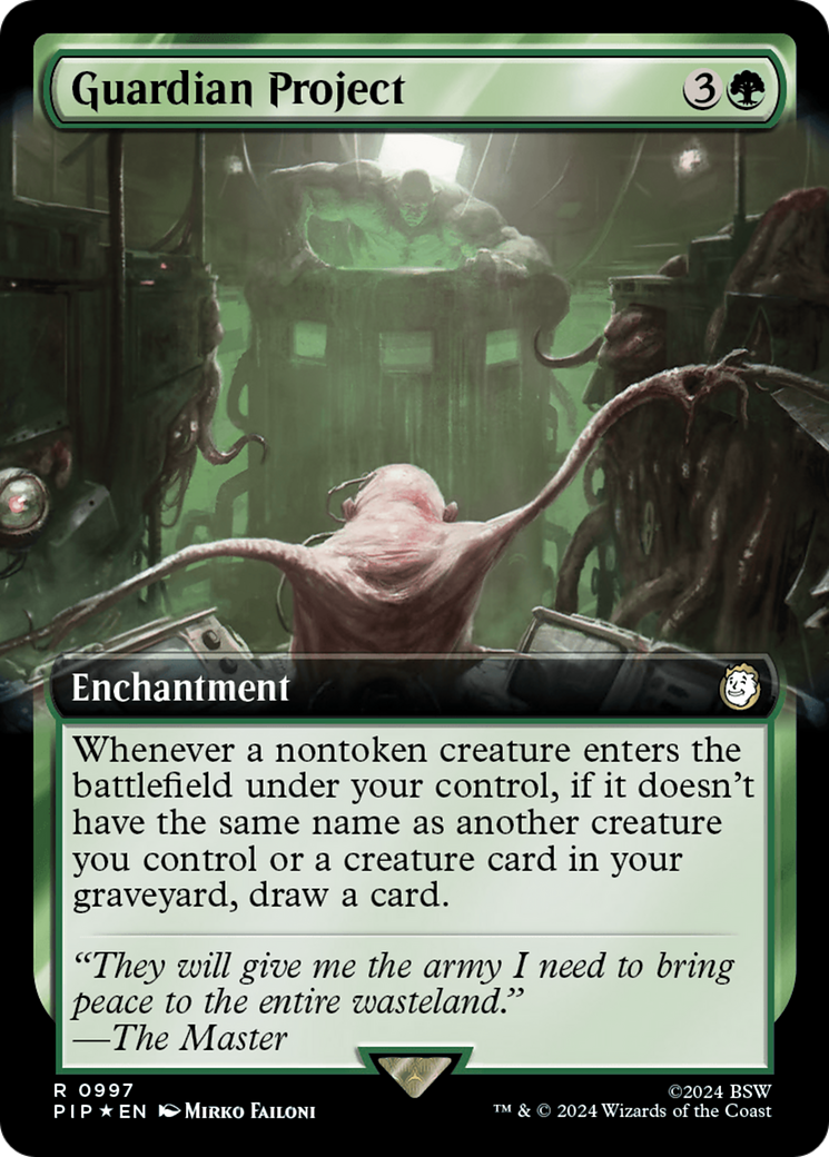 Guardian Project (Extended Art) (Surge Foil) [Fallout] | Rook's Games and More